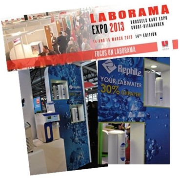 RephiLe products showcased at 2013 LABORAMA show in Belgium