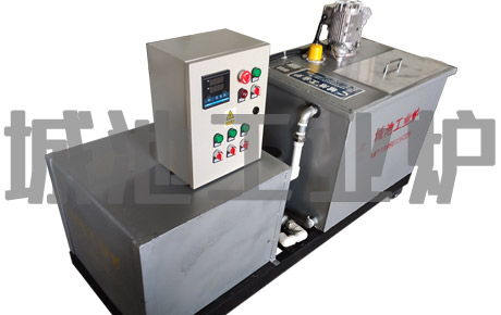 Mobile high and low temperature experimental quenching tank