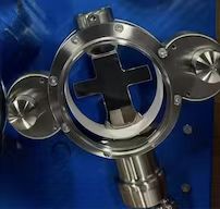 Alphadock WIP CIP Active Wash Valve Manual OEB5 Split Butterfly Valve Alphadock WIP CIP Active Wash Valve Manual OEB5 Split Butterfly Valve