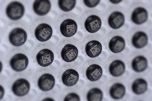 Laser etched 2D tube coding ensures secure traceable sample storage