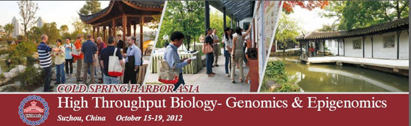 CSH Asia 2012 Symposium:High Throughput Biology- Genomics & Epigenomics