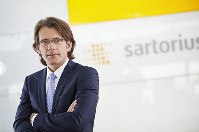 Joachim Kreuzburg, the CEO and Executive Board Chairman of Sartorius AG