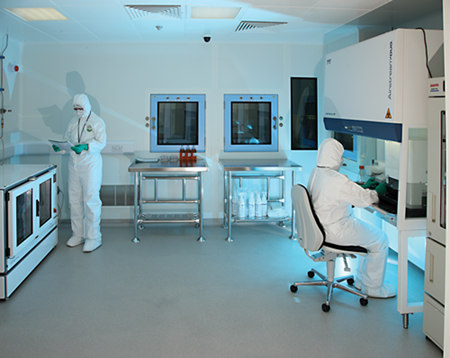 Fujifilm Diosynth Biotechnologies' cGMP Cell Banking Facility at its Billingham, UK site