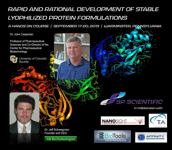 SP Scientific :Training Course in Preparing Stable Lyophilized Protein Formulations