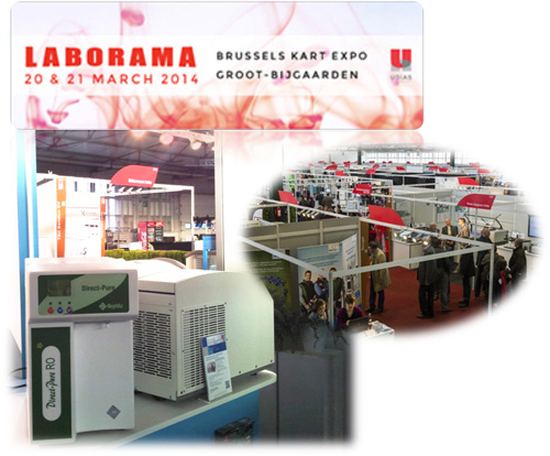 RephiLe products including Direct-Pure lab water systems were showcased in Laborama 2014 at Brussels Kart Expo in Belgium on March 20th -21st. 