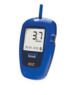 EKF’s Lactate Scout+ with hematocrit compensation for highly accurate lactate testing