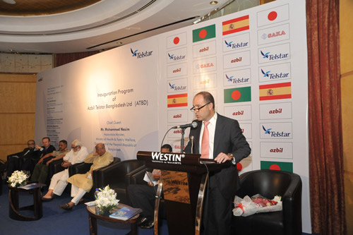 AZBIL TELSTAR OPENS ITS NEW SUBSIDIARY IN BANGLADESH AND REINFORCES ITS LEADING POSITION IN THE ASIA-PACIFIC REGION 