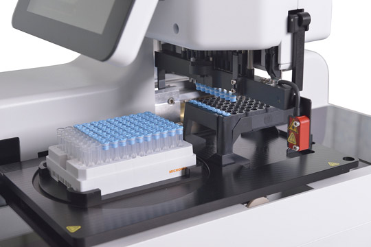 The Automatic Screw Cap DeCapper includes new features such as real-time process monitoring, and torque monitoring for optimal tube sealing, to enhance sample security. An innovative “secure mode” further enhances sample security by decapping and recapping only one row at a time, minimising the time a tube is open and eliminating the risk of cross contamination. 