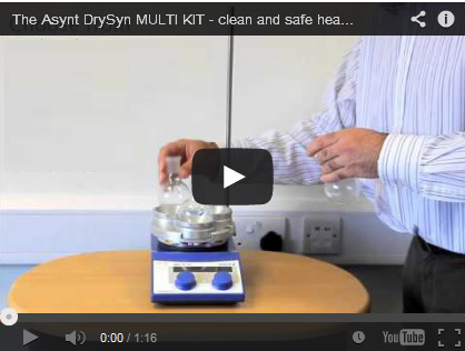 To watch a new video of the DrySyn MULTI ‘in action’ please visit www.asynt.com/product/drysynmulti/. For further information and pricing on the DrySyn MULTI please contact Asynt on +44-1638-781709 or sales@asynt.com.