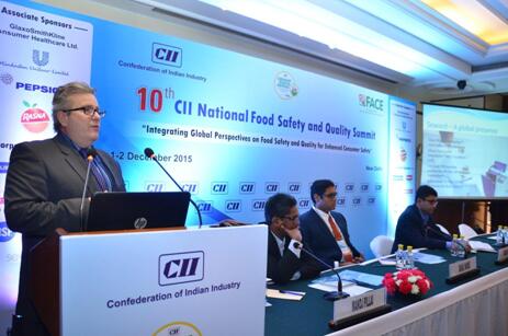 Stuart Ray, Technical Director, Seward, presents at 10th National Food Safety & Quality Summit
