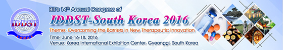 BIT's 14th Annual Congress of International Drug Discovery Science and Technology-South Korea (IDDST-South Korea 2016)