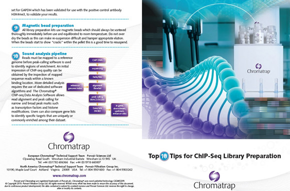 Top 10 Tips for ChIP-seq Library Preparation
