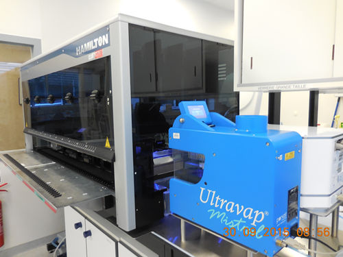 Ultravap Mistral Blowdown Evaporation System to be Generated with Hamilton Star Robotic Liquid Handling System to Enhance New Drug Candidate Processing