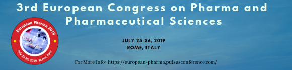 3rd European Congress on Pharma and Pharmaceutical Sciences